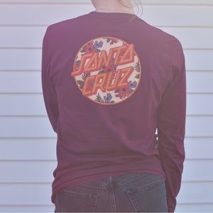 Santa Cruz Long-Sleeve Graphic Tee - Small